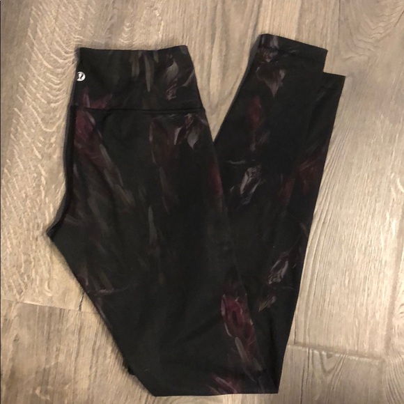 Lululemon Floral Leggings - Picture 1 of 3